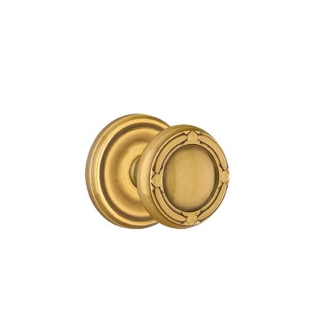 Emtek - Concealed, Privacy, Regular Rosette, Ribbon and Reed Knob, US7 - French Antique