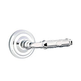 Emtek - Privacy, Regular Rosette, Ribbon and Reed Lever, LH, US26 - Polished Chrome