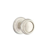 Emtek - Privacy, Regular Rosette, Rope Knob, US15 - Satin Nickel