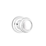 Emtek - Passage, Regular Rosette, Rope Knob, US26 - Polished Chrome