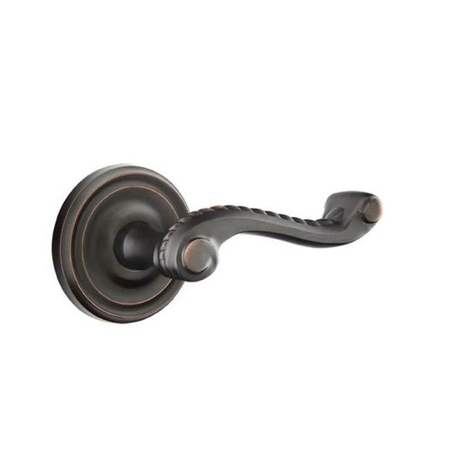 Emtek - Passage, Regular Rosette, Rope Lever, LH, US10B - Oil Rubbed Bronze