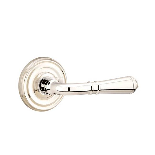 Emtek - Passage, Regular Rosette, Turino Lever, RH, US14 - Polished Nickel