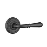 Emtek - Privacy, Regular Rosette, Turino Lever, RH, US19 - Flat Black
