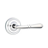 Emtek - Concealed, Passage, Regular Rosette, Turino Lever, US26 - Polished Chrome