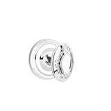 Emtek - Concealed, Privacy, Regular Rosette, Victoria Knob, US26 - Polished Chrome