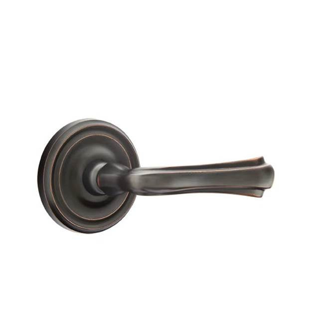 Emtek - Passage, Regular Rosette, Wembley Lever, RH, US10B - Oil Rubbed Bronze