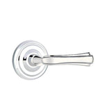 Emtek - Passage, Regular Rosette, Wembley Lever, RH, US26 - Polished Chrome