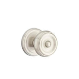 Emtek - Concealed, Privacy, Regular Rosette, Waverly Knob, US15 - Satin Nickel