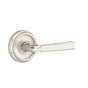 Emtek - Passage, Rope Rosette, Arts and Crafts Lever, LH, US15 - Satin Nickel