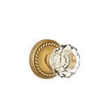 Emtek - Passage, Rope Rosette, Astoria Crystal Knob, US7 - French Antique