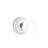 Emtek - Dummy, Rope Rosette, Bristol Crystal Knob, US26 - Polished Chrome