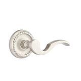 Emtek - Privacy, Rope Rosette, Cortina Lever, RH, US15 - Satin Nickel