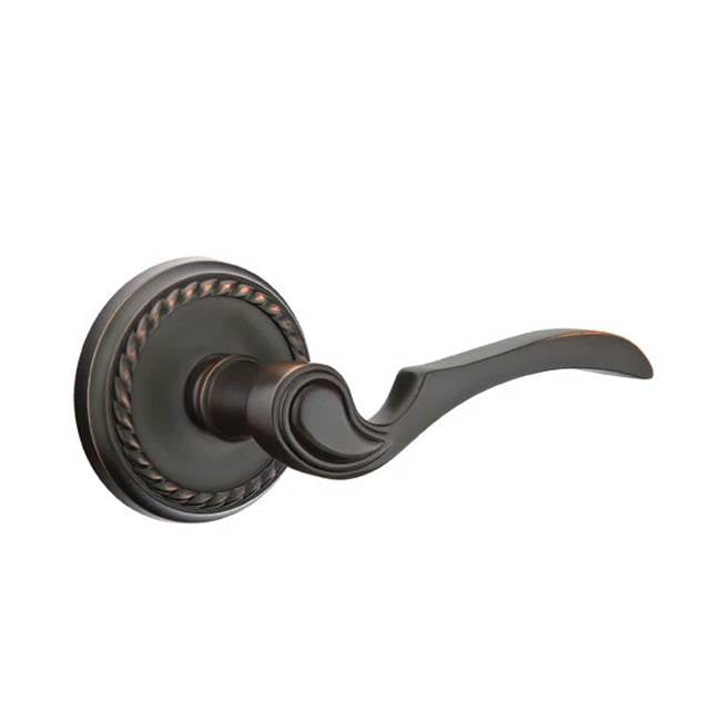Emtek - Dummy, Rope Rosette, Coventry Lever, US10B - Oil Rubbed Bronze
