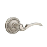 Emtek - Privacy, Rope Rosette, Coventry Lever, LH, US15A - Pewter