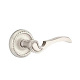 Emtek - Concealed, Privacy, Rope Rosette, Coventry Lever, US15 - Satin Nickel