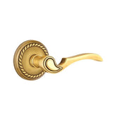 Emtek - Concealed, Privacy, Rope Rosette, Coventry Lever, US7 - French Antique