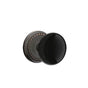 Emtek - Privacy, Rope Rosette, Ebony Knob, US10B - Oil Rubbed Bronze