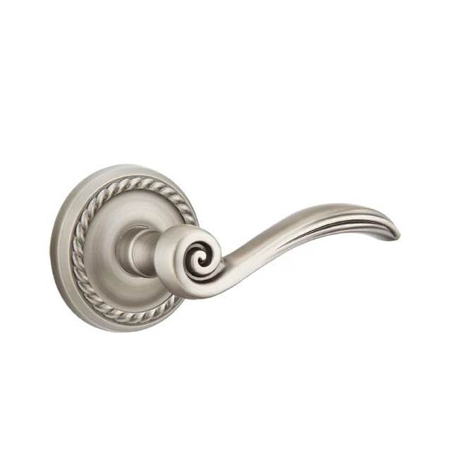 Emtek - Concealed, Passage, Rope Rosette, Elan Lever, US15A - Pewter