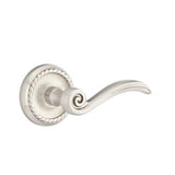 Emtek - Passage, Rope Rosette, Elan Lever, LH, US15 - Satin Nickel