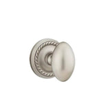 Emtek - Passage, Rope Rosette, Egg Knob, US15A - Pewter