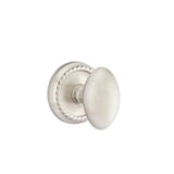 Emtek - Passage, Rope Rosette, Egg Knob, US15 - Satin Nickel