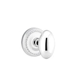 Emtek - Concealed, Privacy, Rope Rosette, Egg Knob, US26 - Polished Chrome