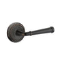 Emtek - Privacy, Rope Rosette, Merrimack Lever, RH, US10B - Oil Rubbed Bronze