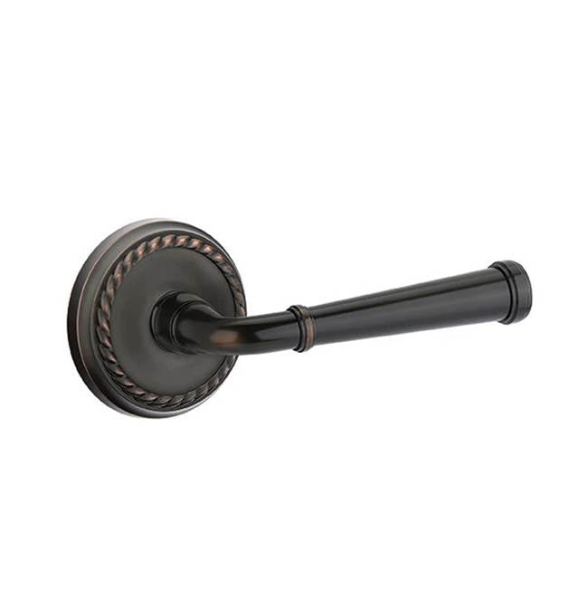 Emtek - Passage, Rope Rosette, Merrimack Lever, RH, US10B - Oil Rubbed Bronze