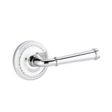Emtek - Privacy, Rope Rosette, Merrimack Lever, RH, US26 - Polished Chrome