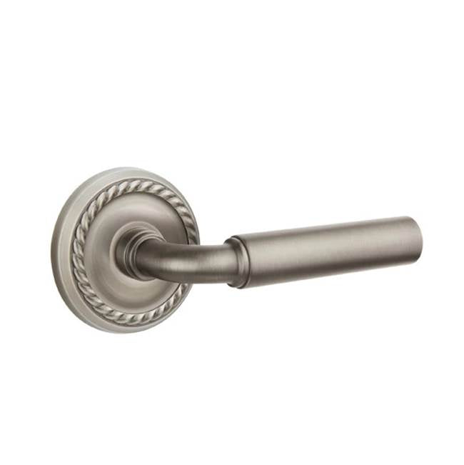 Emtek - Passage, Rope Rosette, Manning Lever, LH, US15A - Pewter