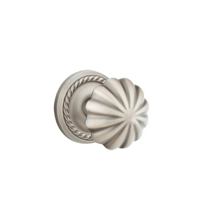 Emtek - Dummy, Rope Rosette, Melon Knob, US15A - Pewter