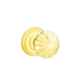 Emtek - Dummy, Rope Rosette, Melon Knob, US3 Lifetime - Polished Brass