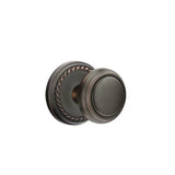 Emtek - Passage, Rope Rosette, Norwich Knob, US10B - Oil Rubbed Bronze