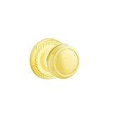 Emtek - Passage, Rope Rosette, Norwich Knob, US3NL - Unlacquered Brass