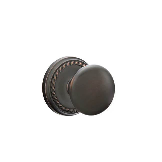 Emtek - Dummy, Rope Rosette, Providence Knob, US10B - Oil Rubbed Bronze