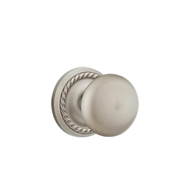 Emtek - Dummy, Rope Rosette, Providence Knob, US15A - Pewter