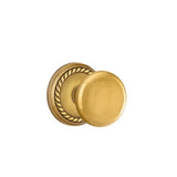 Emtek - Concealed, Privacy, Rope Rosette, Providence Knob, US7 - French Antique