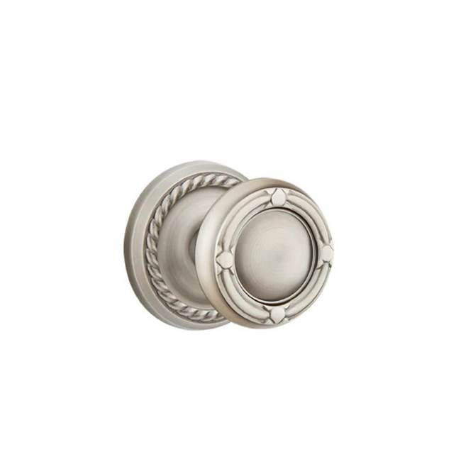 Emtek - Passage, Rope Rosette, Ribbon and Reed Knob, US15A - Pewter