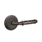 Emtek - Passage, Rope Rosette, Ribbon and Reed Lever, LH, US10B - Oil Rubbed Bronze