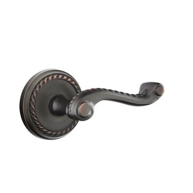 Emtek - Concealed, Privacy, Rope Rosette, Rope Lever, US10B - Oil Rubbed Bronze