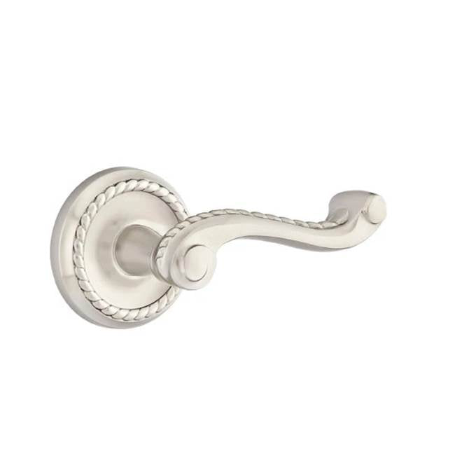 Emtek - Privacy, Rope Rosette, Rope Lever, RH, US15 - Satin Nickel