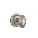 Emtek - Passage, Rope Rosette, Victoria Knob, US15A - Pewter