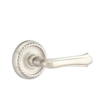 Emtek - Passage, Rope Rosette, Wembley Lever, LH, US15 - Satin Nickel