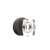 Emtek - Privacy, Rope Rosette, Windsor Crystal Knob, US10B - Oil Rubbed Bronze