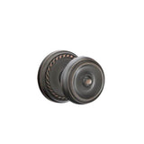Emtek - Dummy, Rope Rosette, Waverly Knob, US10B - Oil Rubbed Bronze