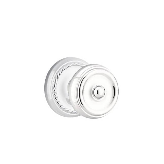 Emtek - Dummy, Rope Rosette, Waverly Knob, US26 - Polished Chrome