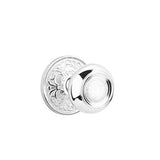 Emtek - Concealed, Privacy, Lancaster Rosette, Belmont Knob, US26 - Polished Chrome