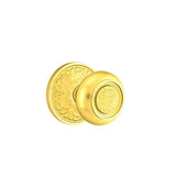 Emtek - Privacy, Lancaster Rosette, Belmont Knob, US3 Lifetime - Polished Brass