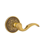 Emtek - Privacy, Lancaster Rosette, Cortina Lever, LH, US7 - French Antique