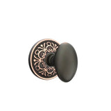 Emtek - Privacy, Lancaster Rosette, Egg Knob, US10B - Oil Rubbed Bronze